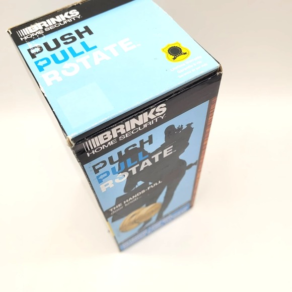 Brinks Stafford Style Polished Brass Interior Locking Push Pull Rotate‎ Knob - Picture 8 of 8